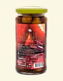 TARİŞ BİBERLİ KURUTULMUŞ DOMATESLİ ZEYTİN 500cc