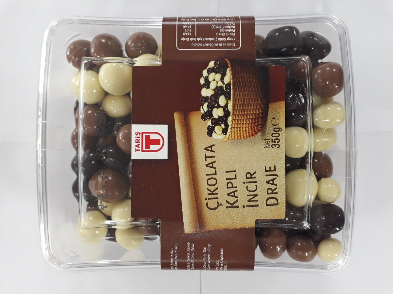 TARİŞ ÇİKOLATA KAPLI İNCİR DRAJE 350 gr